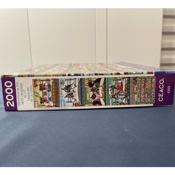 Ceaco 2000 Piece Puzzle Breakfast in Bed - Picture 4 of 5
